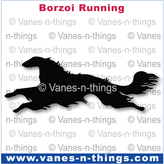 041 Borzoi Running