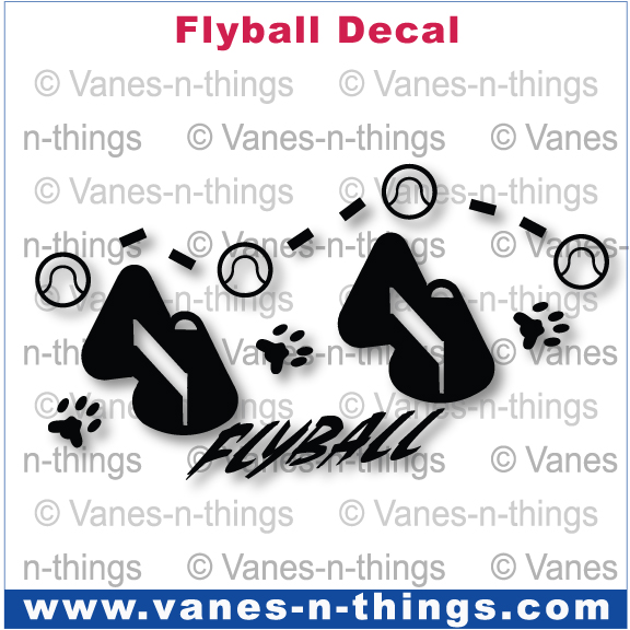 802 Flyball Decal