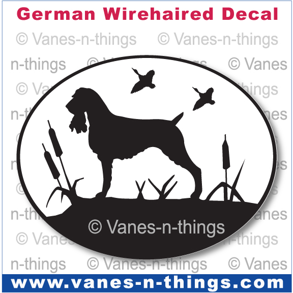 111 German Wirehaired Pointer Decal