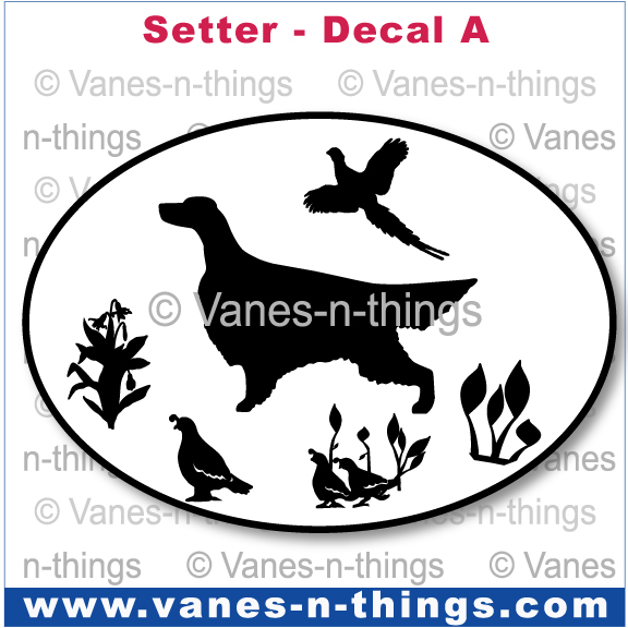 206 Setter Magnet Decal A
