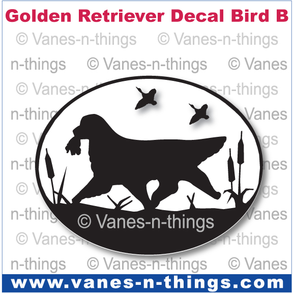 118 Golden Retriever Moving w/Bird