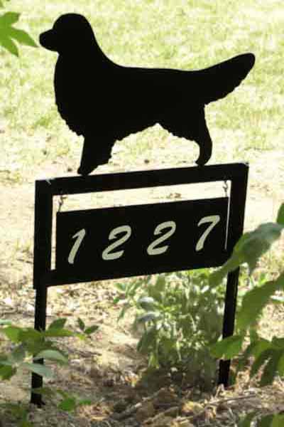 Breed Silhouette Yard Solid Address Plates