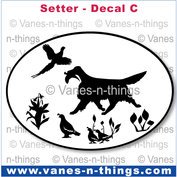 208 Setter Magnet Decal C