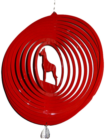 DISCONTINUED Wind Spinner with Breed Silhouette